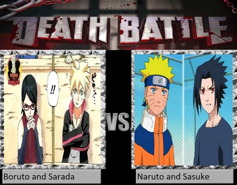 Boruto/Sarada vs Naruto/Sasuke